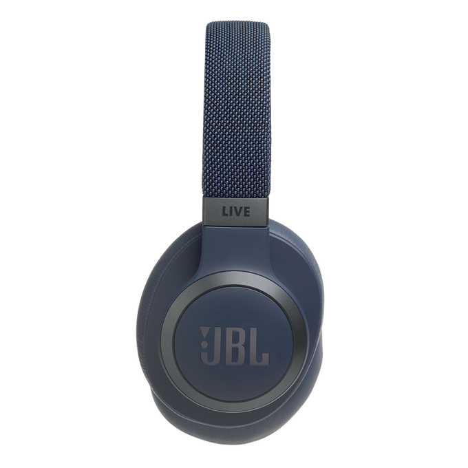 JBL Live 650BTNC - Blue - Wireless Over-Ear Noise-Cancelling Headphones - Detailshot 9 image number null